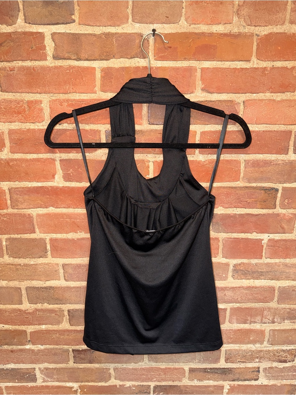 The Limited Black Halter Top with Beaded Neckline - Picture 10 of 11